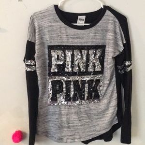 Pink long sleeve shirt